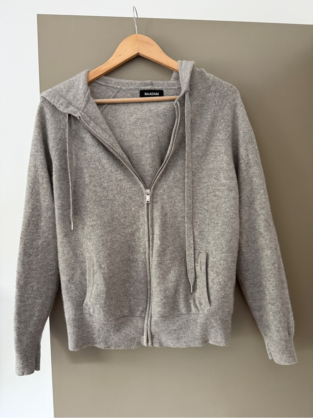 NAADAM Light Gray Cashmere Sweater